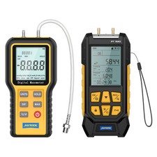 Digital Manometer Differential Dual Port Air Pressure Gauge HVAC Gas Teste Meter