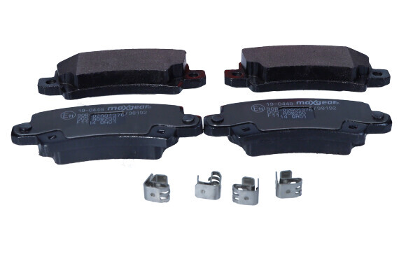 Maxgear 19-0449 Bremsbelagsatz, Scheibenbremse FüR Toyota-image