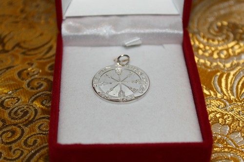Archangel Haniel Protection Sliver 925 Amulet - Picture 3 of 4