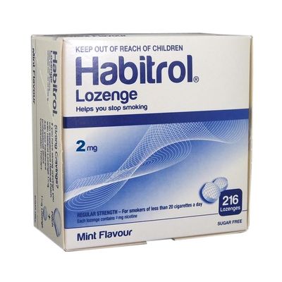 Habitrol Nicotine Lozenge 2mg Mint Flavor 2 boxes 432 Pieces Sugar Free FRESH 