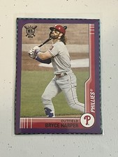 Bryce Harper 2021 Topps Big League Purple #B3 *Cut from box*