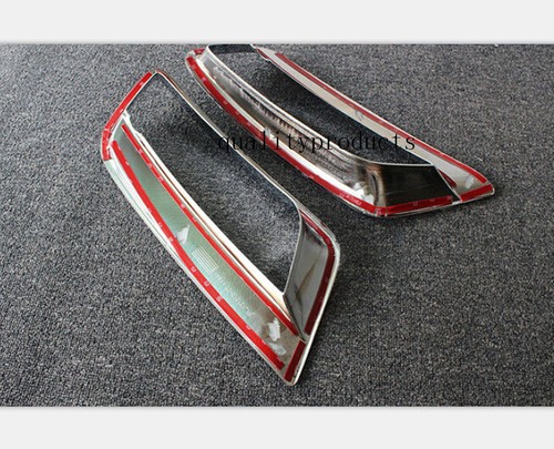 2pcs Chrome Front Bottom Fog light lamp Cover Trim For BMW X3 F25 2011-2013 - Bild 4 von 4