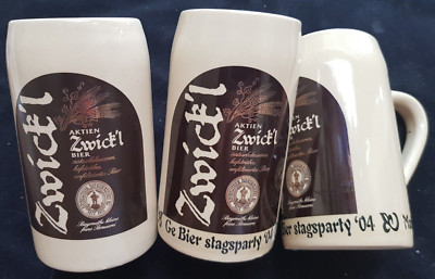 Aktien Zwickl Zwick´l Bier 1x Bierkrug Bayreuther Bierbrauerei 1872  bis 2 Stk
