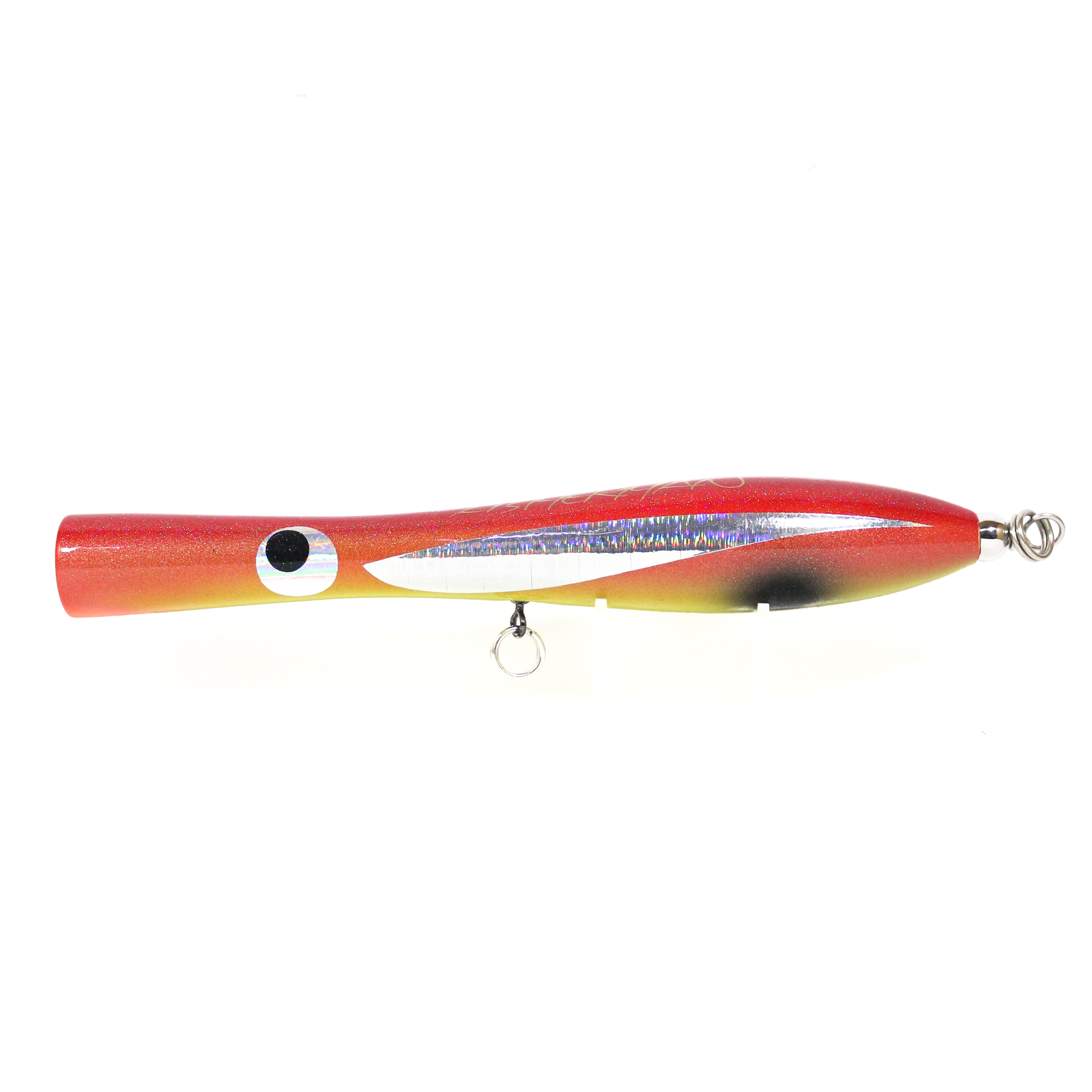 100 Pen Long Popper Fisherman Lure Floating 0408 Gelb Rot