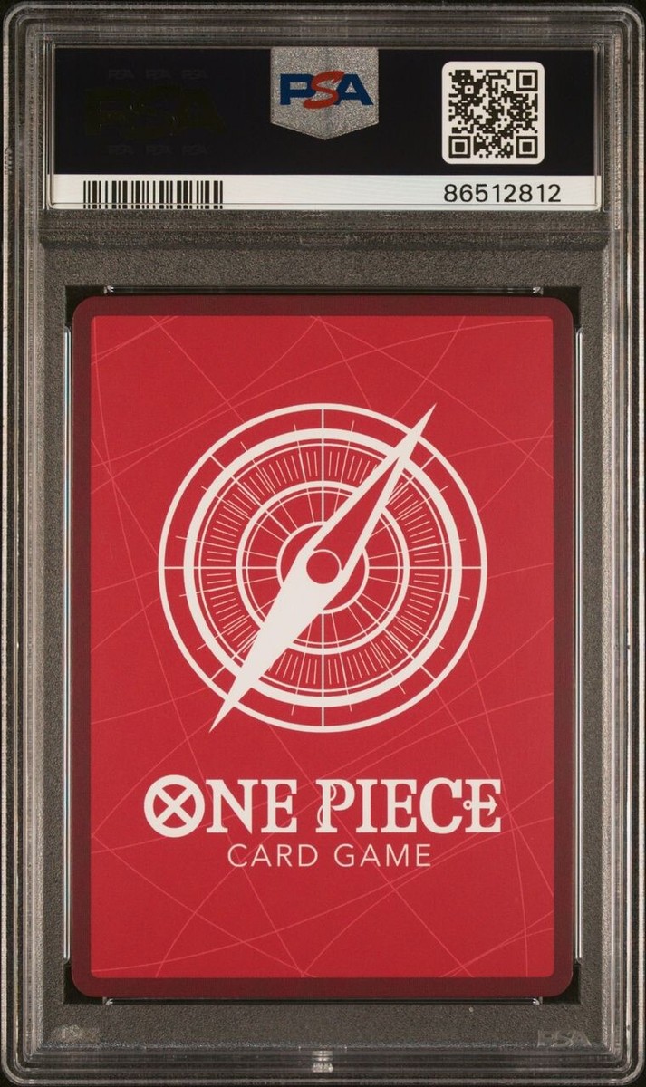 PSA 10 One Piece OP-05 Monkey D Luffy English Leader Alt Art PSA 10 One Piece OP-05 Monkey D Luffy English Leader Alt Art