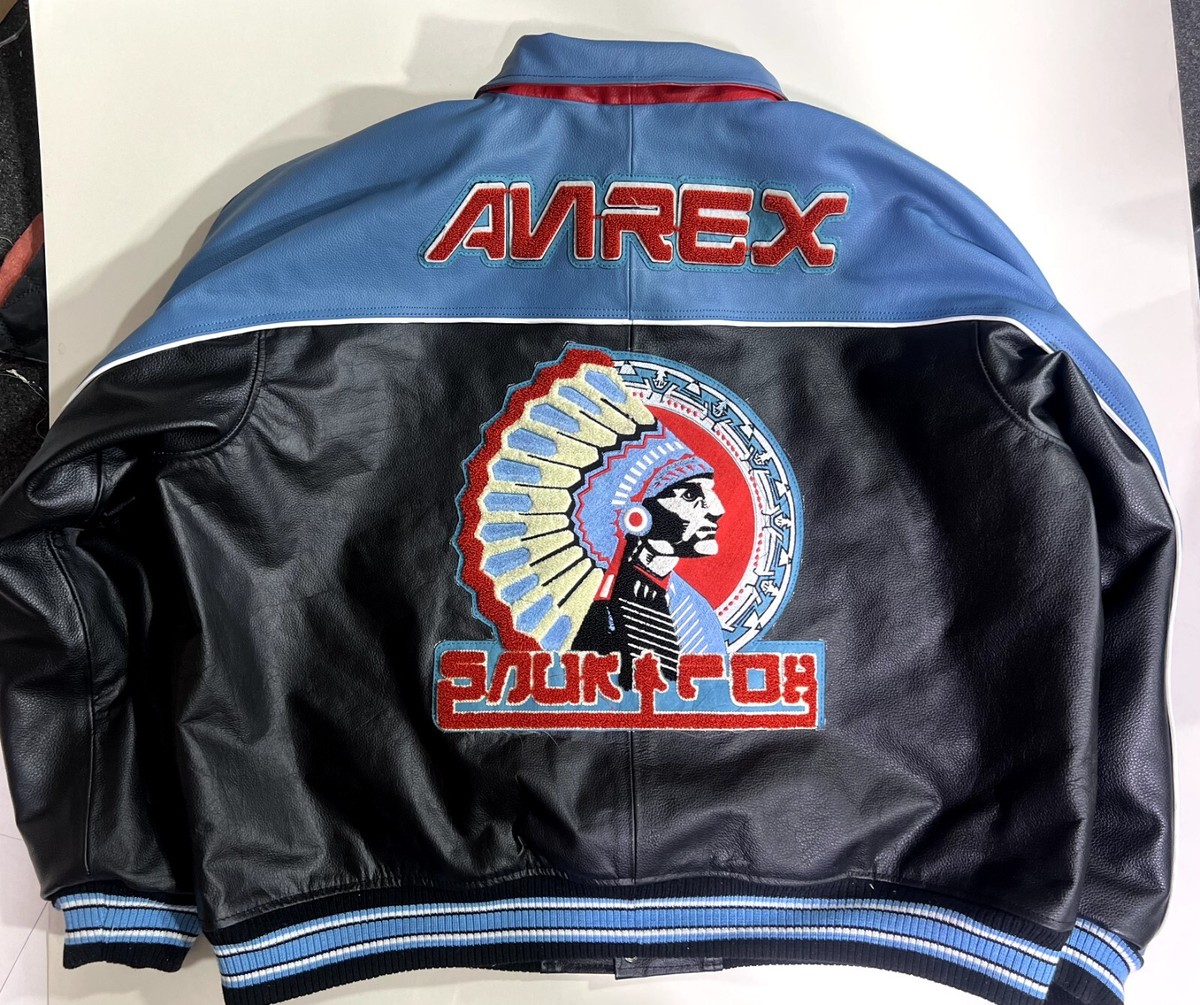 Vintage Avirex Leather Varsity Jacket The Holy Grail (100 Vintage Avirex Leather Varsity Jacket The Holy Grail (100