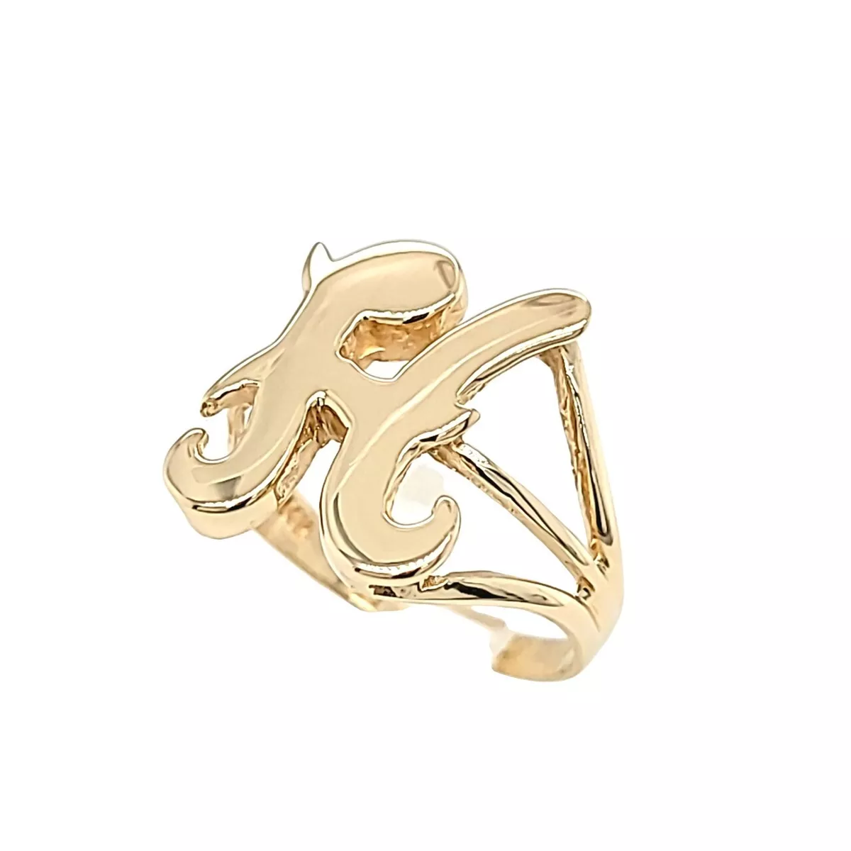 14K Yellow Gold Initial
