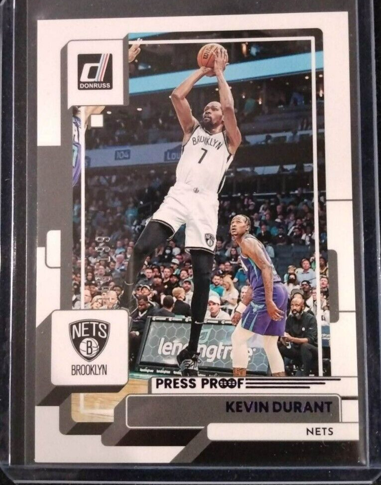 2022 NBA Donruss Kevin Durant 168/199 Purple Press Proof SP NJ NETS/SUNS #6