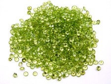 Natural Peridot Round Cut Lot Loose Gemstone 3 MM For Jewelry Making P-1267/1