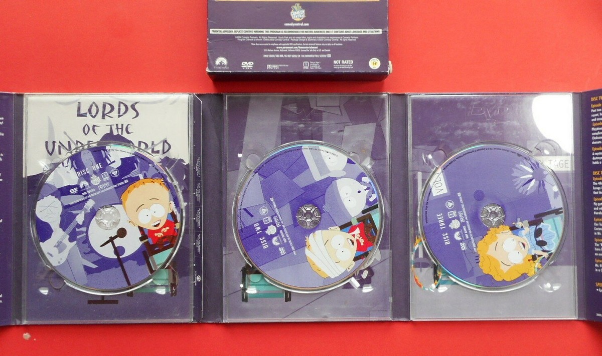 SOUTH PARK! The Complete Fourth Season DVD 2004 3 Disc Set CARTMAN