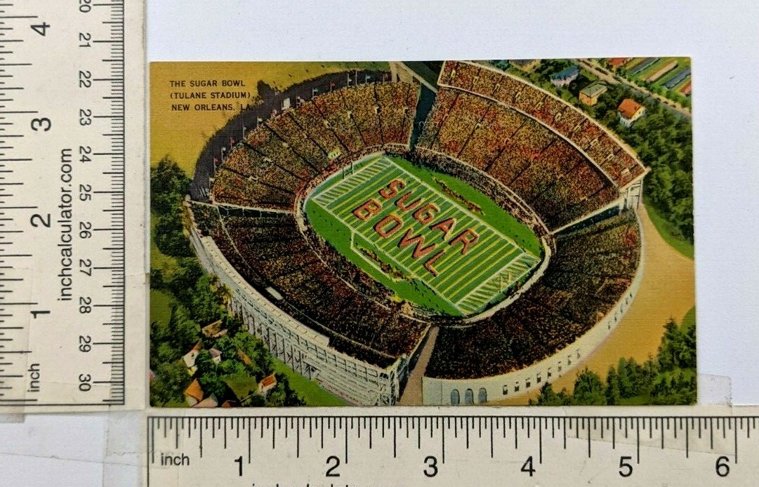 1950s Tulane Stadium The Sugar Bowl College Football New Orleans LA