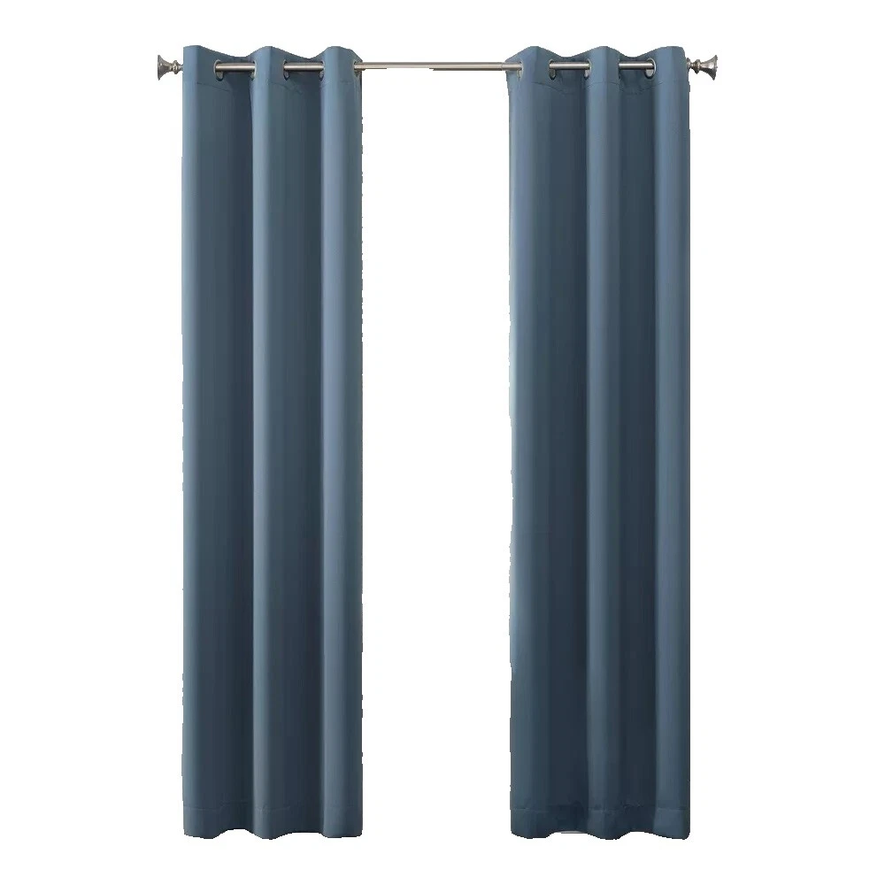 Denim Modern Window Curtains & Drapes