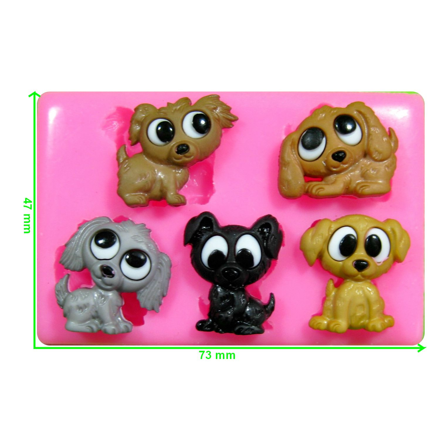Playful Puppies Mould by Fairie Blessings