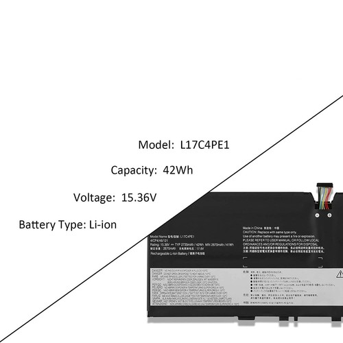 L17C4PE1 L17M4PE1 Battery For Lenovo IdeaPad 730S-13IWL Yoga S730-13IML 81U4 - Picture 2 of 6
