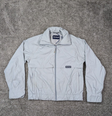 Helly Hansen Tech Jacket Womens Small Gray Windbreaker Lightweight Vented G322