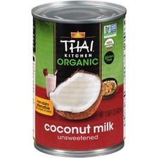 Thai Kitchen Organic Unsweetened Coconut Milk, 13.66 fl oz Pack of 12 