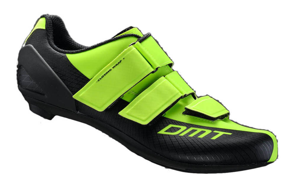 Scarpe bici DMT strada R6 Arancio Giallo Fluo Nero