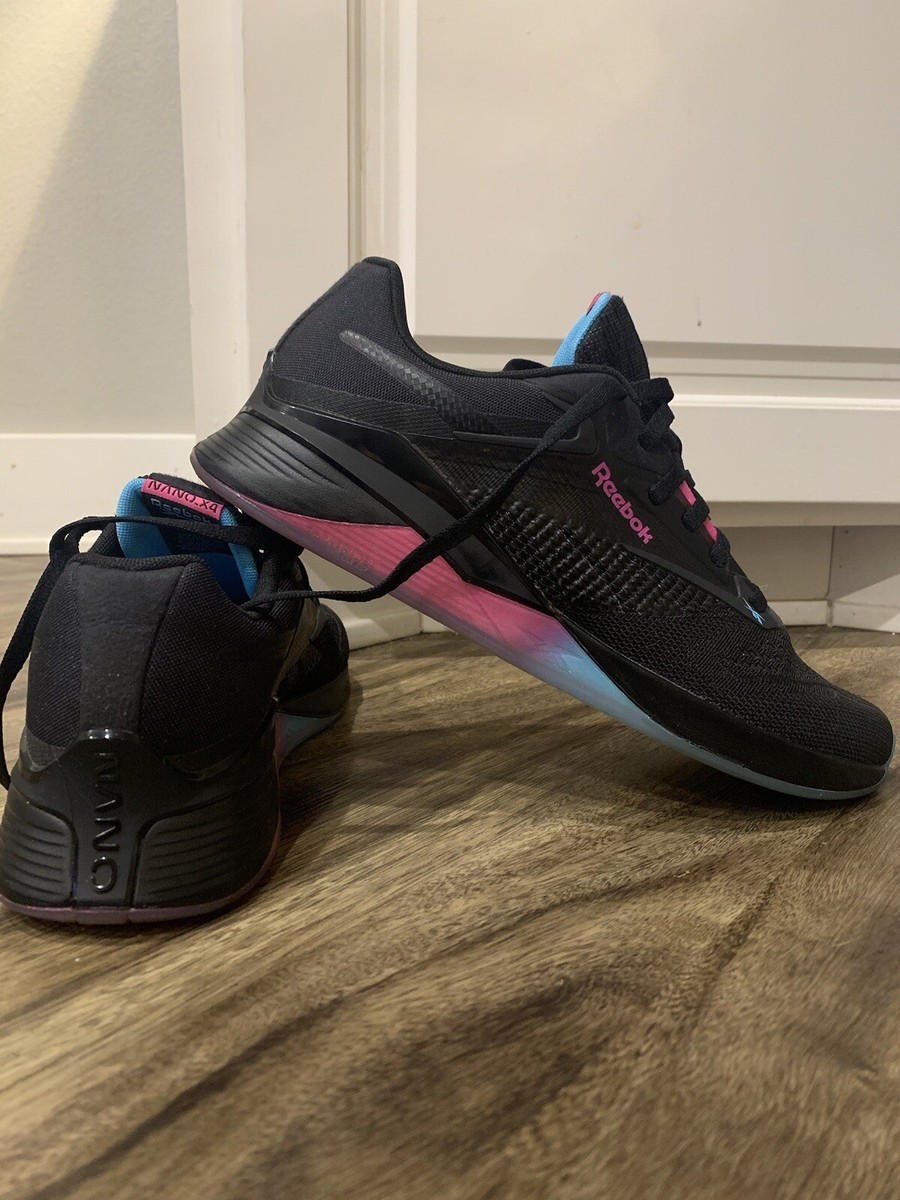 Reebok Nano X4, Men's 10, Black/Bold Cyan/Laser Pink | eBay Reebok Nano X4, Men's 10, Black/Bold Cyan/Laser Pink | eBay