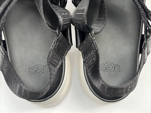 Nuovo! Sandali donna UGG neri LA Shores plateau taglia 10 outdoor casual - Foto 7 di 11