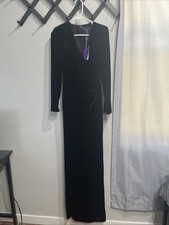 Holliday Blackralph Lauren Purple Label Dress Size 0