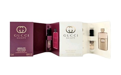 GUCCI 2x Guilty & 2x Guilty Absolute Femme Eau De Parfum 4x 1,5 ml