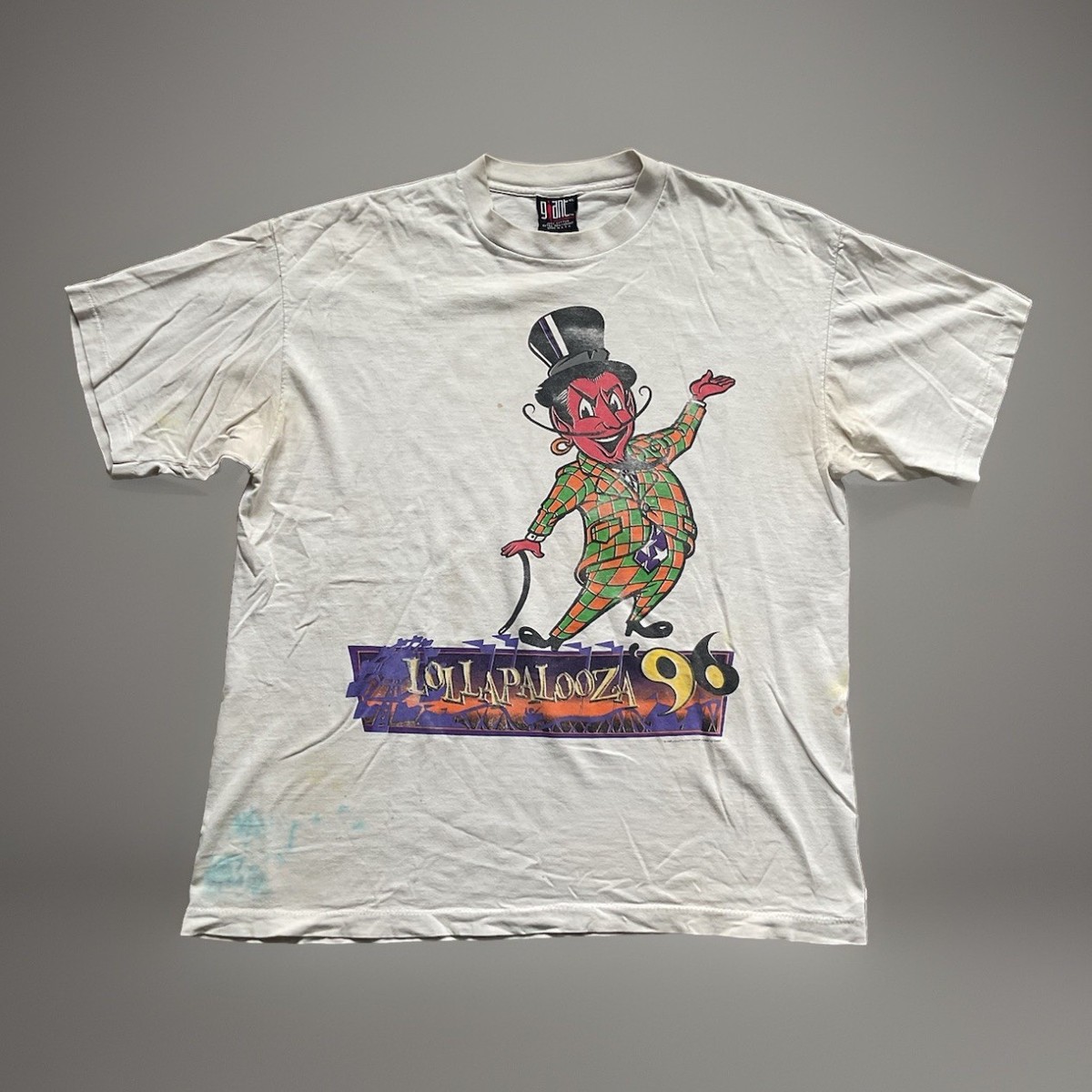 VTG 1996 Lollapalooza Devil T Shirt Metallica Sound garden Rage 