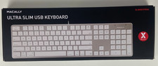 Macally Ultra Slim USB Keyboard with Number K...