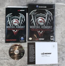 Mortal Kombat Deadly Alliance Nintendo GameCube Complete Manual + Reg Card CIB