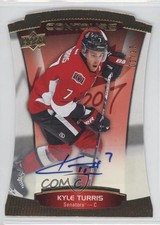 2015-16 Upper Deck Contours Auto Gold 1/10 Kyle Turris #19 Auto 0c3