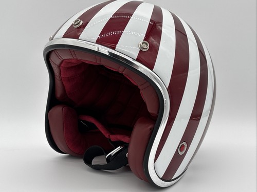 Ruby Pavillon Costume Helmet  RedWhite  Open Face  62 G2U