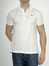 Polo sportiva Lacoste polo maglietta top bianco taglia 3XL 8