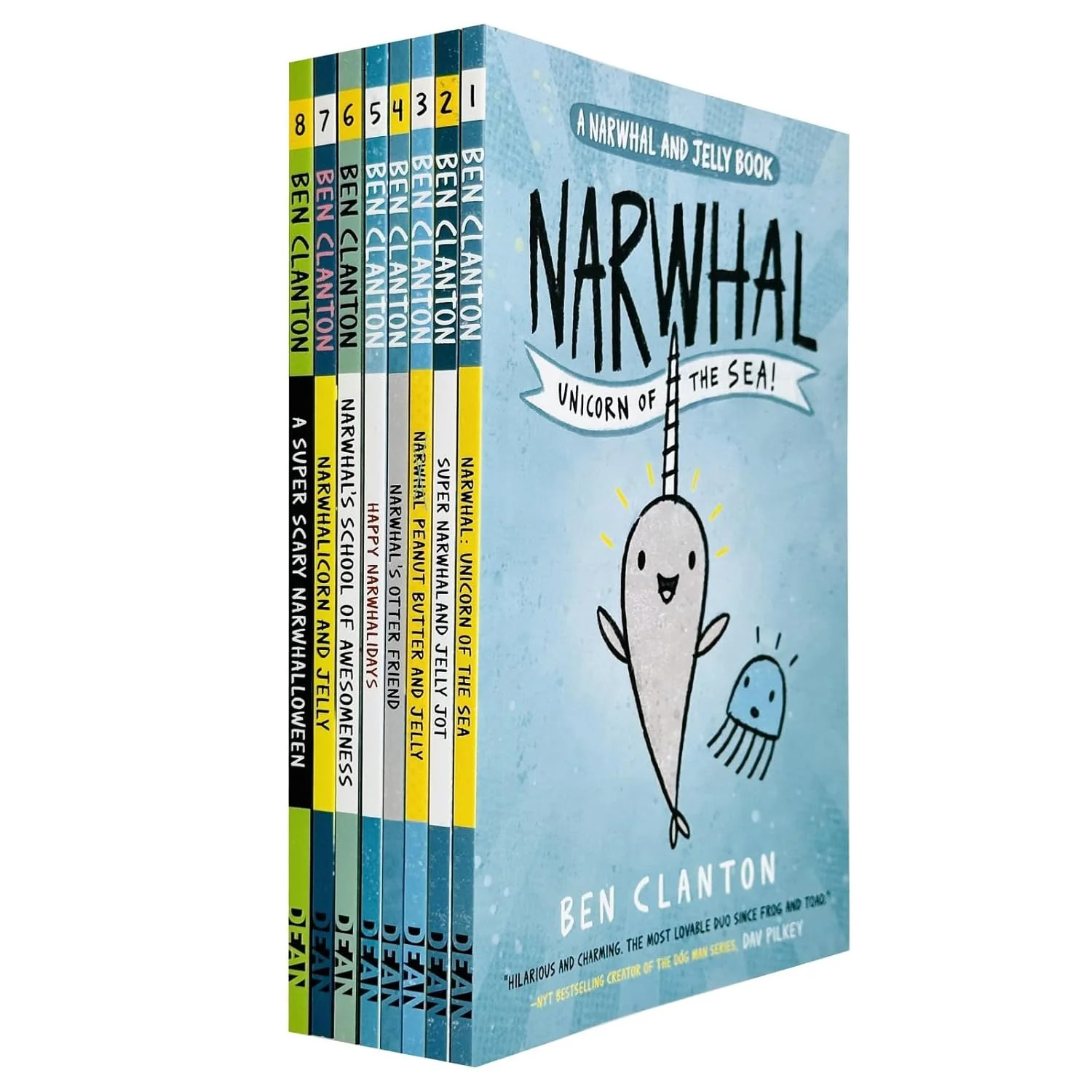Narwhal and Jelly Series 8 Books Collection Set (Narwhal Unicorn of the S | TODO