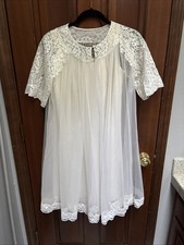 Shadowline Vintage Nylon Robe Gown Set Women Size Petite