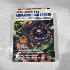 Fish Mate F14 Automatic Aquarium Fish Auto Feeder NOS Brand New in Box Food Pet