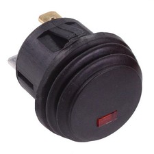 Red Dot On-Off 12V illuminated Push Button Switch Automotive Auto 20A