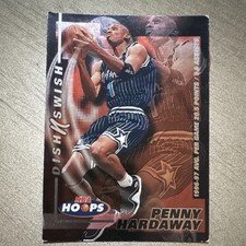 SkyBox Anfernee Hardaway Orlando Magic 1997-98 NBA Hoops Dish N Swish #3 of 10