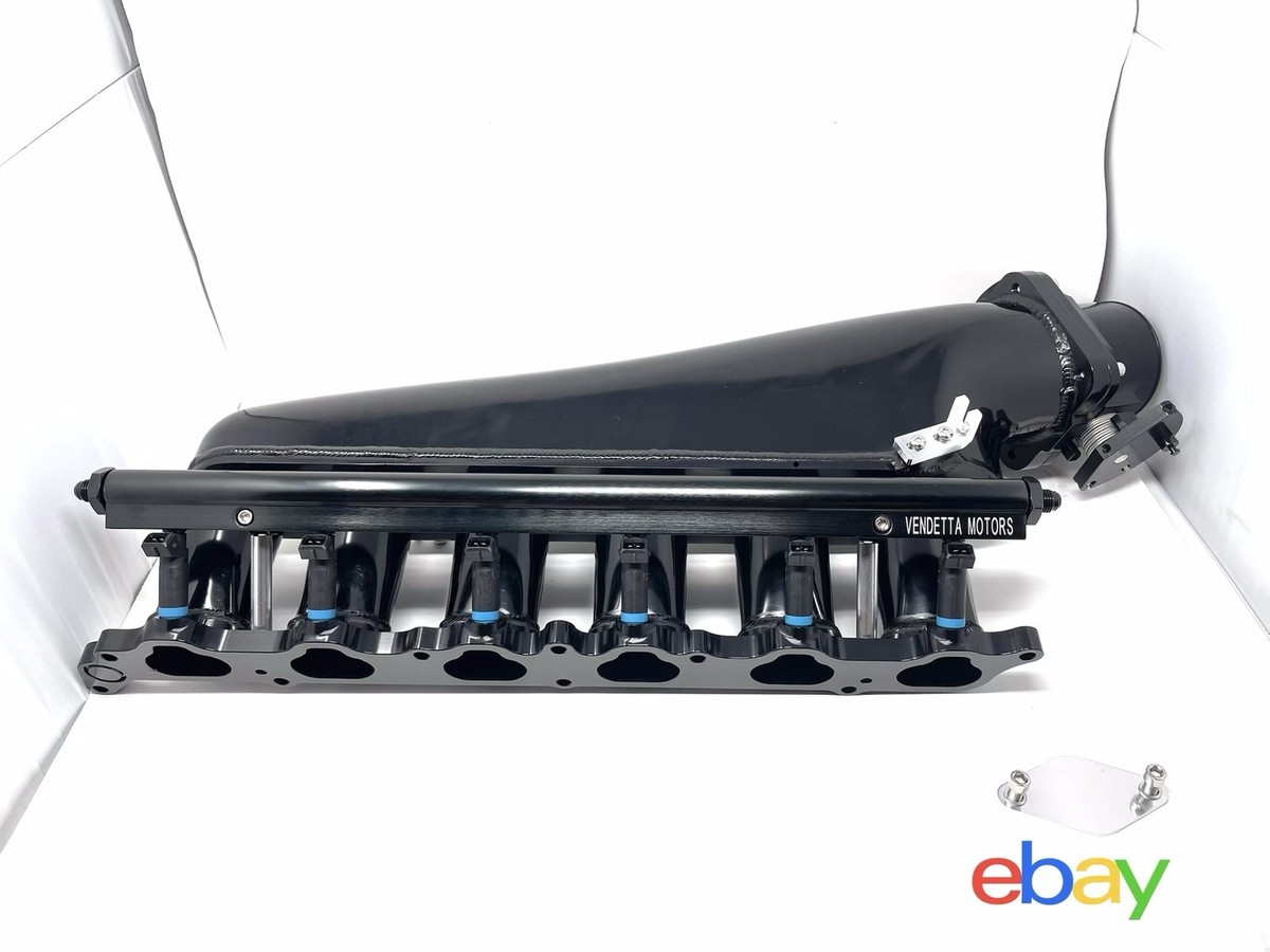 Vendetta Motors 2JZ-GE Billet Intake Manifold Fuel Rail 90mm