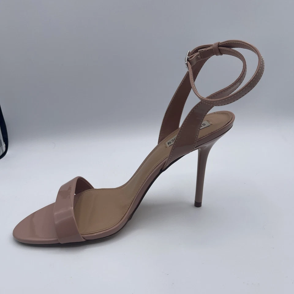 Sandalias Steve Madden Para Mujer Indulge Rosa Charol Z2101* Talla 11 M Foto 3 de 4