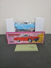 Vintage Fifties 50's Tin Friction 1956 TBird Thunderbird Blue