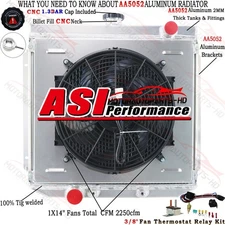 ASI 3 Row Radiator Shroud Fan For Ford Falcon Cleveland XY/XW 302/250 1969-1972