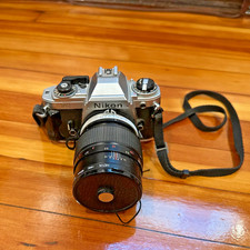 Nikon FG 35mm SLR Film Camera  50mm f/1.8 Series E Lens