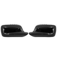 2Pcs Car Mirror Covering Cap Replacement for BMW E46 E65 E66 745i gloss black
