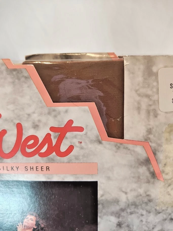 Pantimedias vintage Nine West tostadas sedosas transparentes talla A Foto 2 de 4