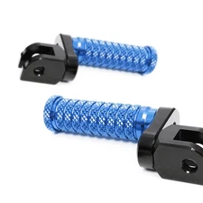 Blue M-Grip Front 25mm Extend Foot Pegs For RSV4 1000 R 13 14 15 16 17 18 19 20