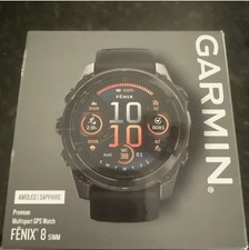 Garmin fenix 8 51mm Sapphire Carbon Gray DLC Titanium GPS Watch 010-02905-20