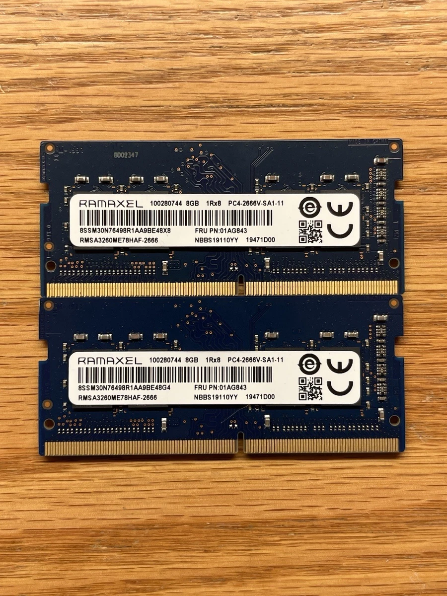 DDR4 SDRAM Ramaxel 8 GB Capacity per Module Memory (RAM) for sale
