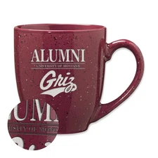 Rico Industries NCAA Montana Grizzlies Alumni 16 oz Ceramic Laser Engraved Coffe
