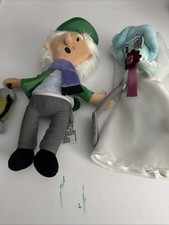 Disney Parks Limited Edition Haunted Mansion Bride  Keeper 12" Plush Doll Set