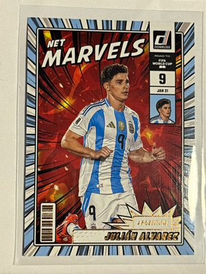 Panini 2025-26 Donruss Road to FIFA WC Net Marvels Julián Álvarez #14