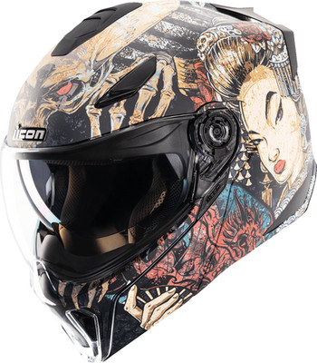 ICON Threshold  Odokuro Modular Helmet Black